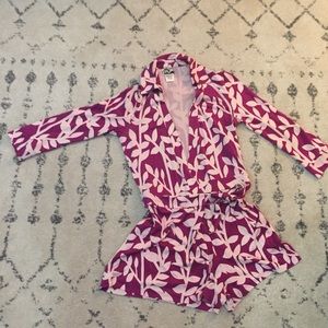 DVF floral romper